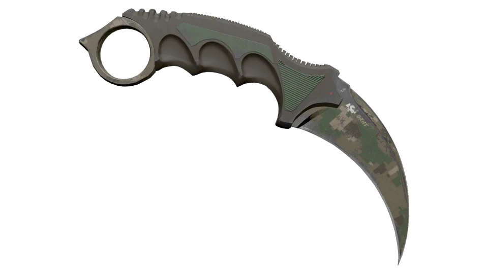 Миниатюра ★ Karambit | Forest DDPAT (Battle-Scarred)