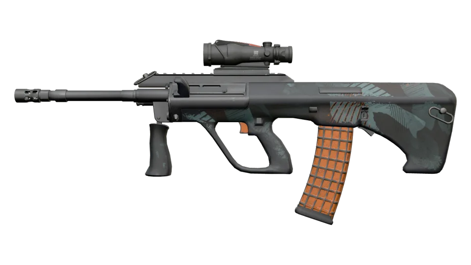 AUG | Amber Slipstream (Well-Worn)