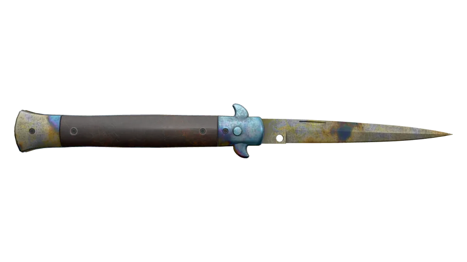 ★ Stiletto Knife | Case Hardened (Well-Worn) thumbnail
