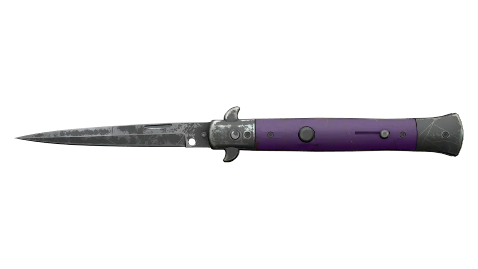 ★ Stiletto Knife | Ultraviolet (Battle-Scarred)