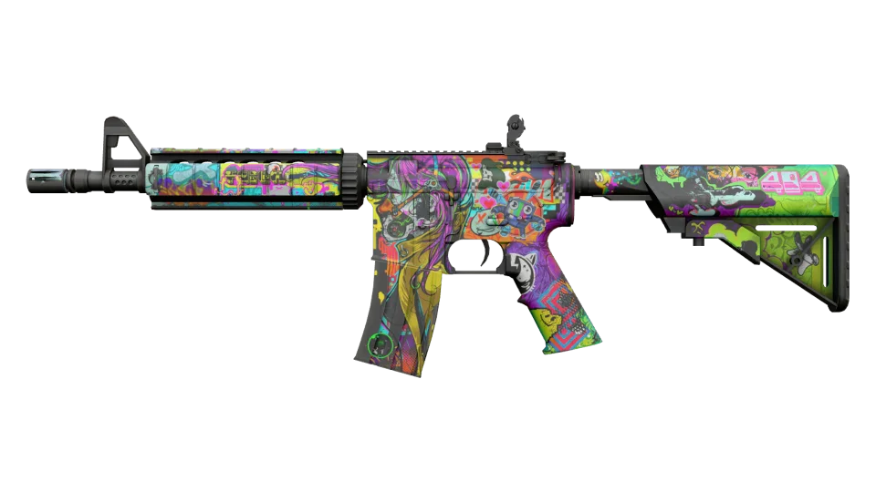 M4A4 | In Living Color (Battle-Scarred)