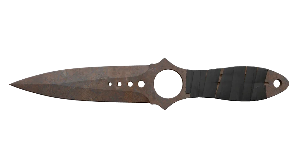 ★ Skeleton Knife | Rust Coat (Battle-Scarred)