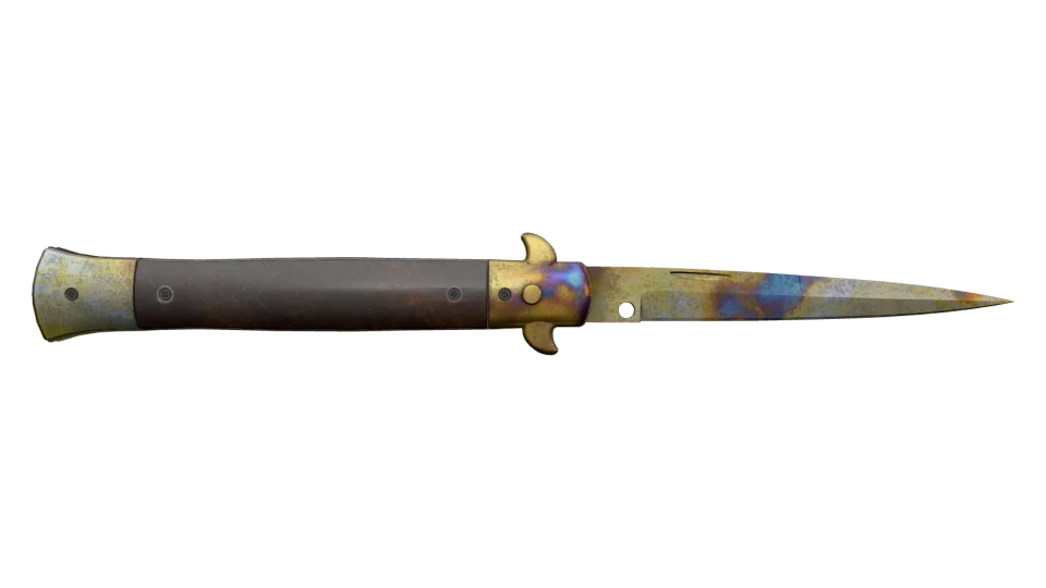 Vorschau von ★ Stiletto Knife | Case Hardened (Well-Worn)