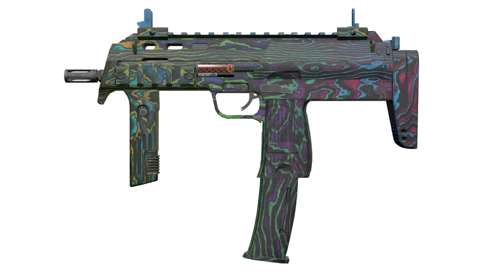 StatTrak™ MP7 | Neon Ply (Well-Worn)