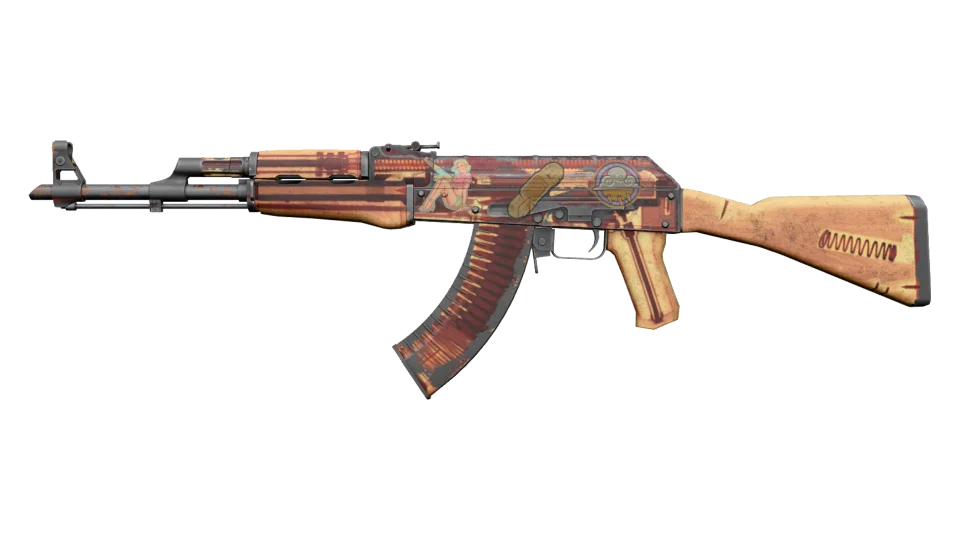 Miniatura de AK-47 | X-Ray (Battle-Scarred)