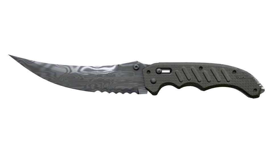 ★ Flip Knife | Damascus Steel (Well-Worn) thumbnail