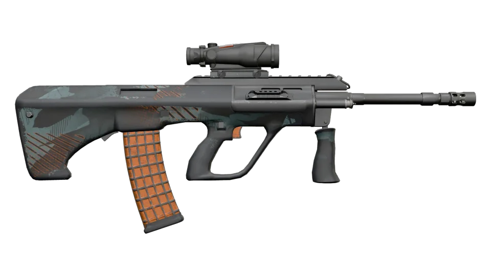 StatTrak™ AUG | Amber Slipstream (Well-Worn) thumbnail