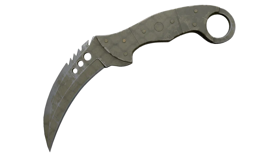 ★ Talon Knife | Safari Mesh (Battle-Scarred) thumbnail