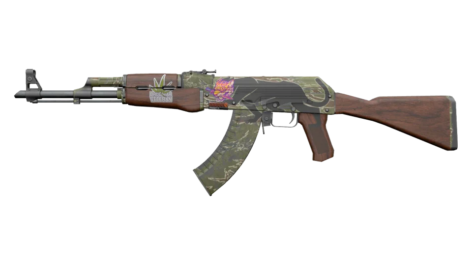 StatTrak™ AK-47 | Jaguar (Well-Worn)