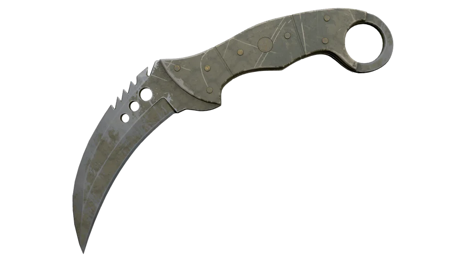 ★ Talon Knife | Safari Mesh (Battle-Scarred) thumbnail