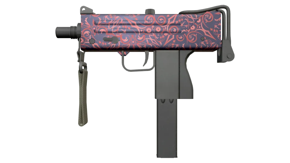 MAC-10 | Red Filigree (Factory New)