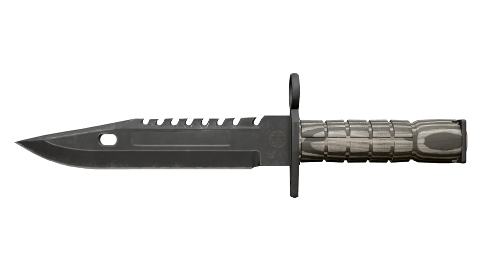 ★ StatTrak™ M9 Bayonet | Black Laminate (Well-Worn)