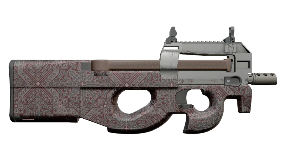 P90 | Baroque Red (Minimal Wear) thumbnail