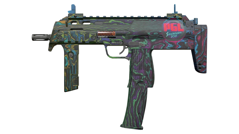 StatTrak™ MP7 | Neon Ply (Well-Worn)