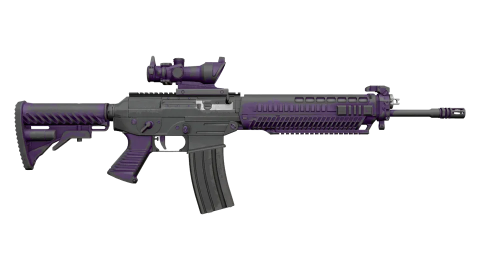 StatTrak™ SG 553 | Ultraviolet (Battle-Scarred) 缩略图