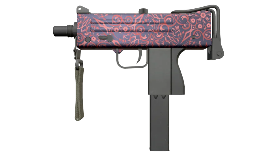 MAC-10 | Red Filigree (Factory New)