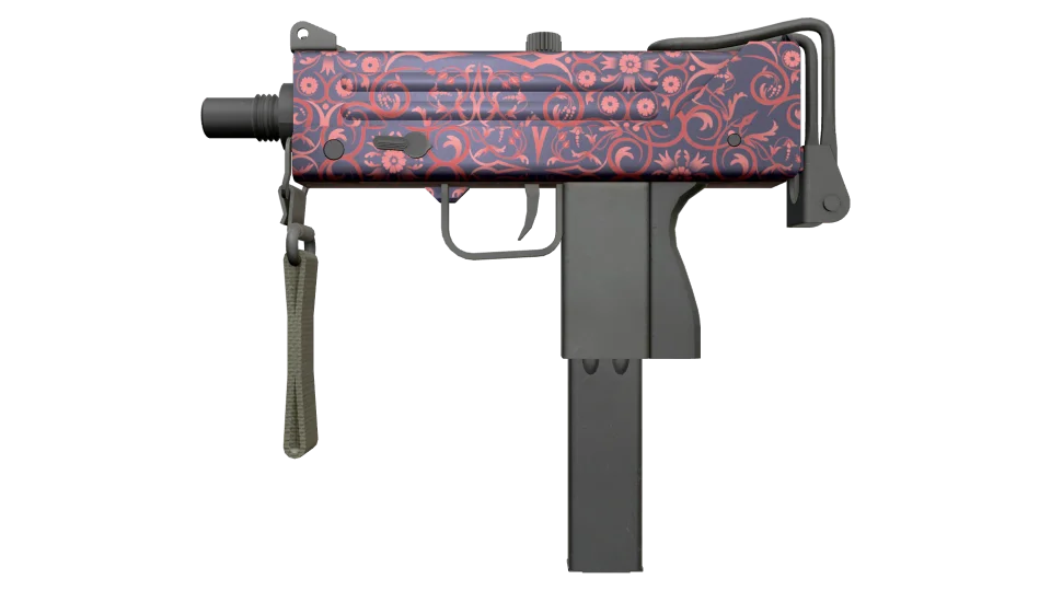 MAC-10 | Red Filigree (Factory New)