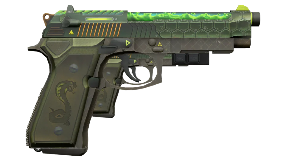 StatTrak™ Dual Berettas | Cobra Strike (Minimal Wear) thumbnail