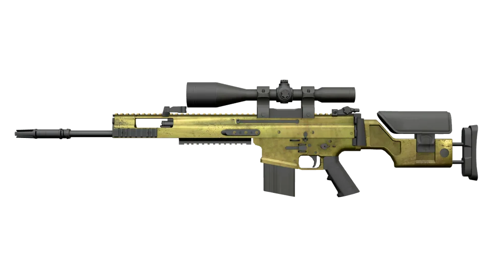 SCAR-20 | Brass (Field-Tested)