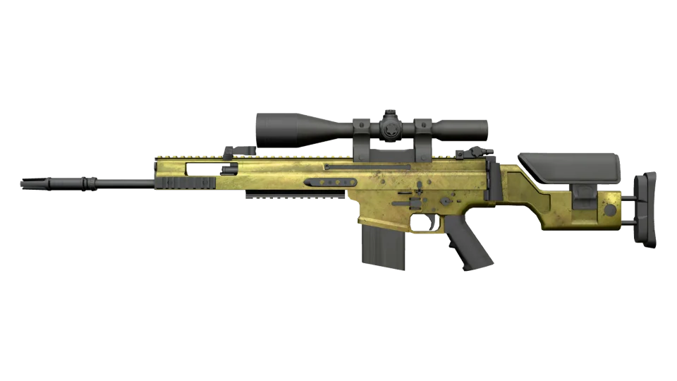 SCAR-20 | Brass (Field-Tested)