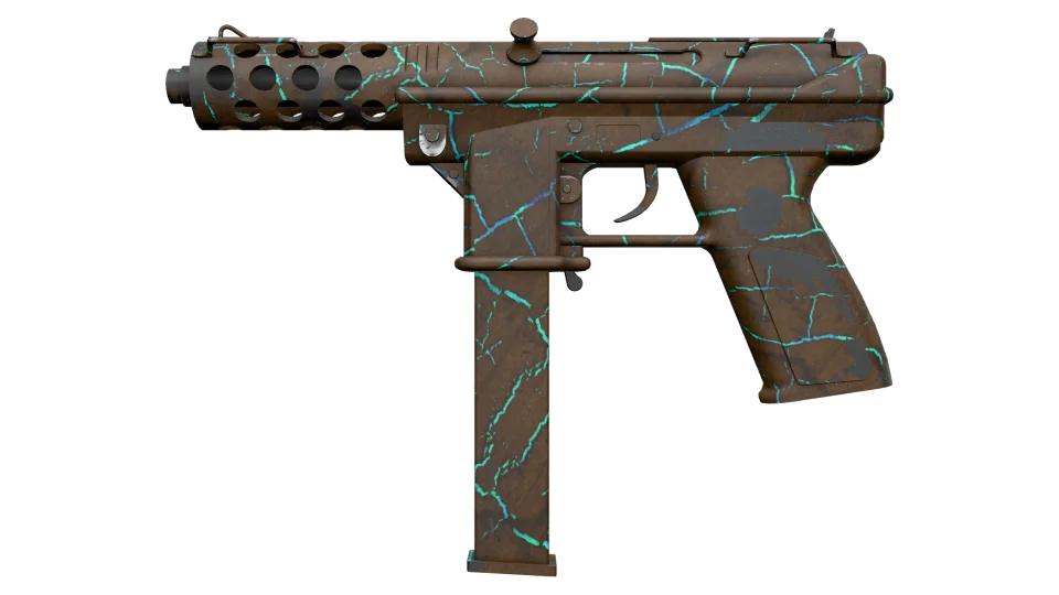 Tec-9 | Cracked Opal (Battle-Scarred)