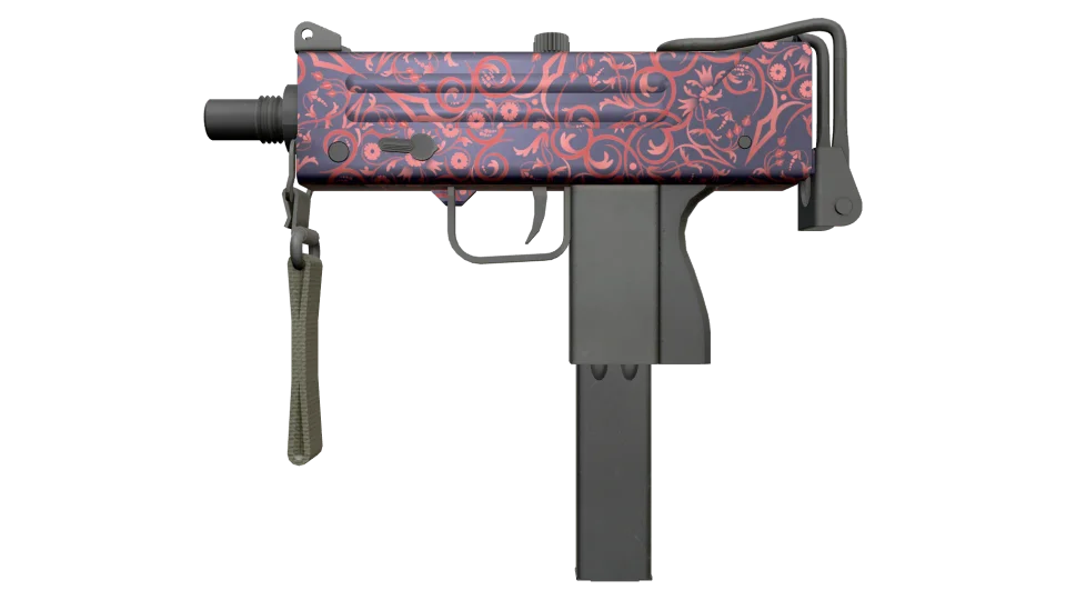 Vorschau von MAC-10 | Red Filigree (Factory New)