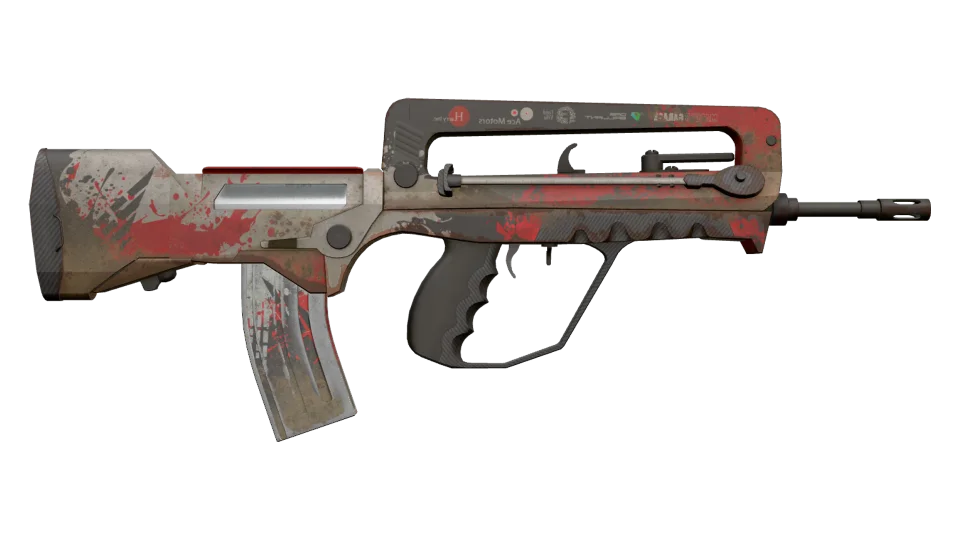 StatTrak™ FAMAS | Roll Cage (Battle-Scarred) thumbnail