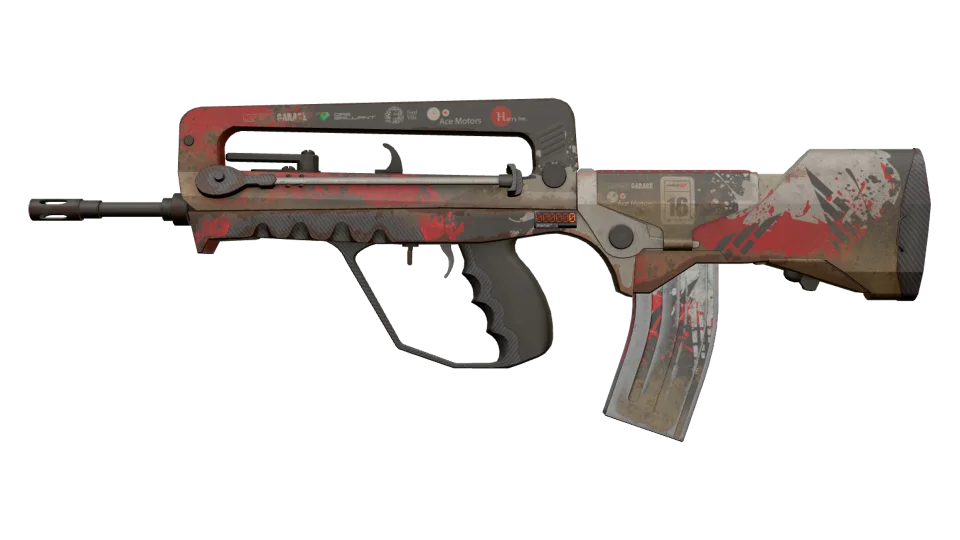StatTrak™ FAMAS | Roll Cage (Battle-Scarred)