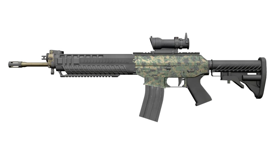 SG 553 | Army Sheen (Field-Tested)