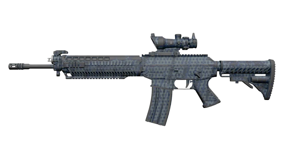 SG 553 | Waves Perforated (Field-Tested)