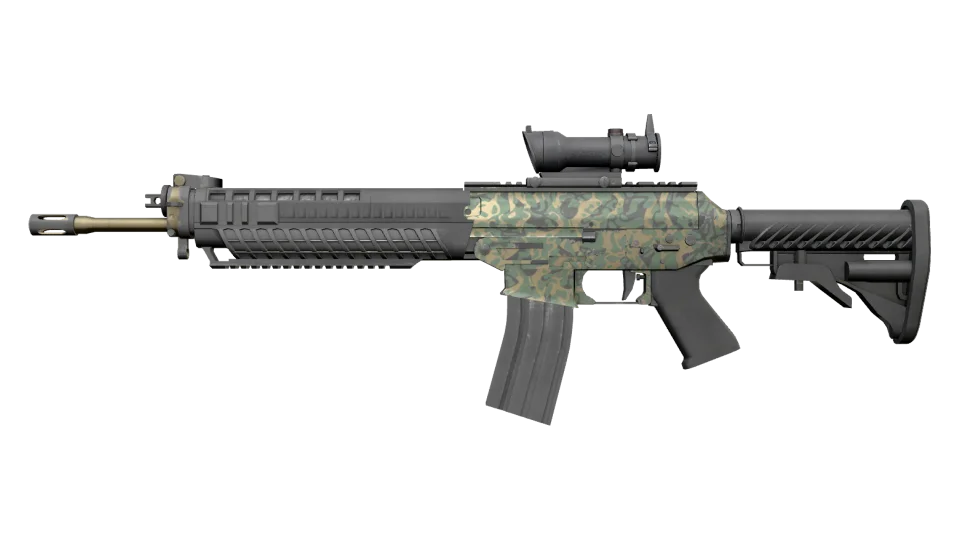 SG 553 | Army Sheen (Field-Tested)