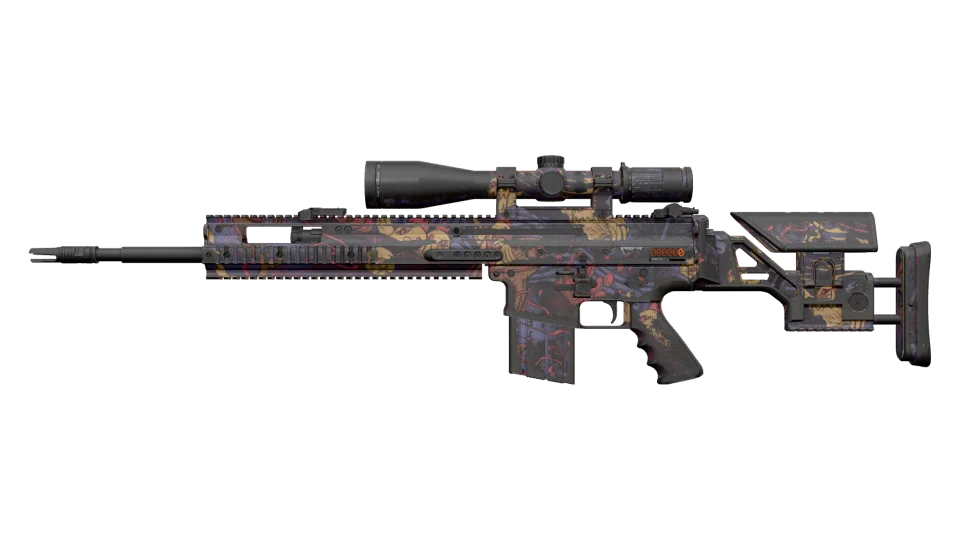 StatTrak™ SCAR-20 | Poultrygeist (Battle-Scarred) thumbnail