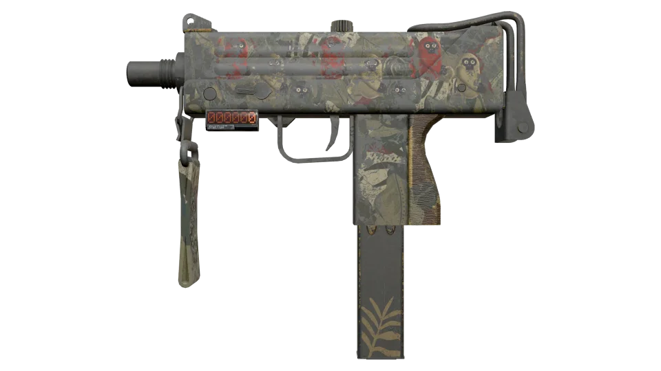 StatTrak™ MAC-10 | Monkeyflage (Battle-Scarred) thumbnail