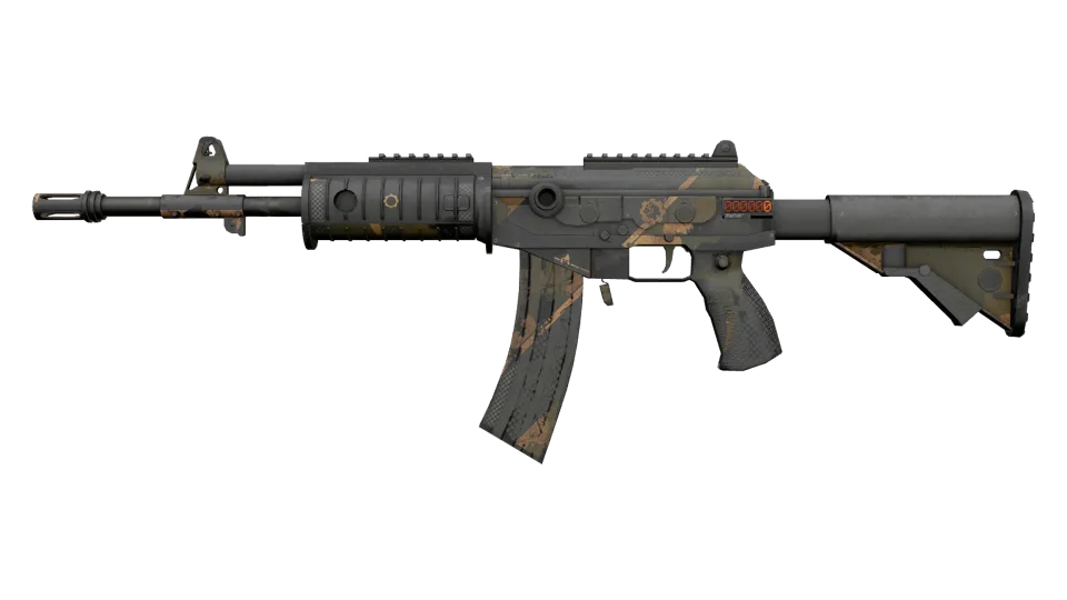 StatTrak™ Galil AR | Black Sand (Battle-Scarred)