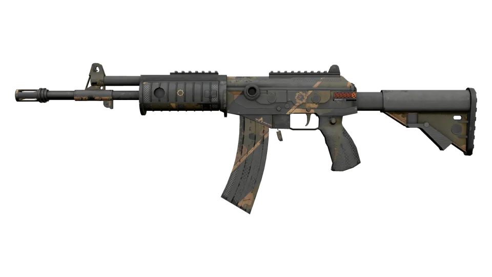 StatTrak™ Galil AR | Black Sand (Battle-Scarred)