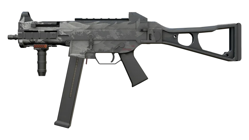 StatTrak™ UMP-45 | Arctic Wolf (Battle-Scarred)