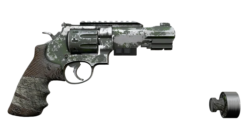 StatTrak™ R8 Revolver | Survivalist (Battle-Scarred) thumbnail