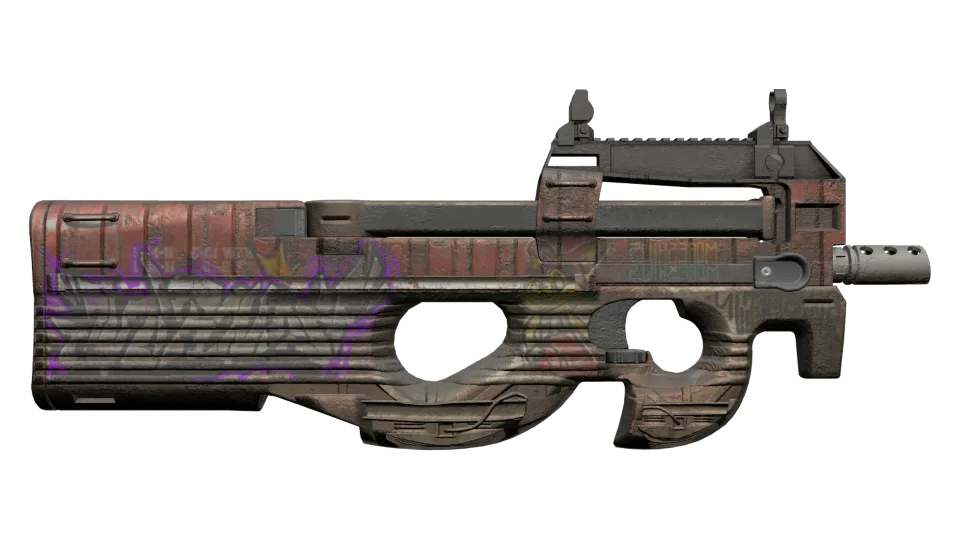 StatTrak™ P90 | Freight (Battle-Scarred) thumbnail