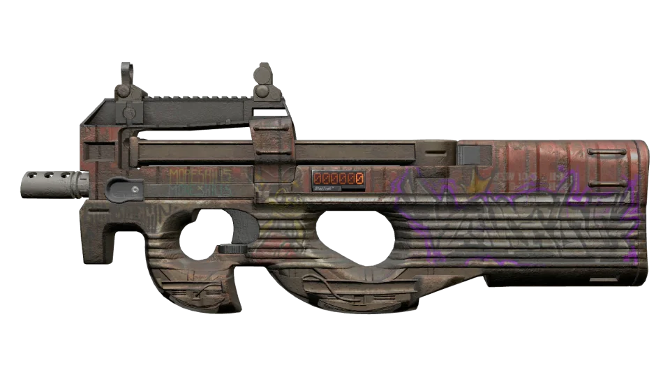 StatTrak™ P90 | Freight (Battle-Scarred) thumbnail