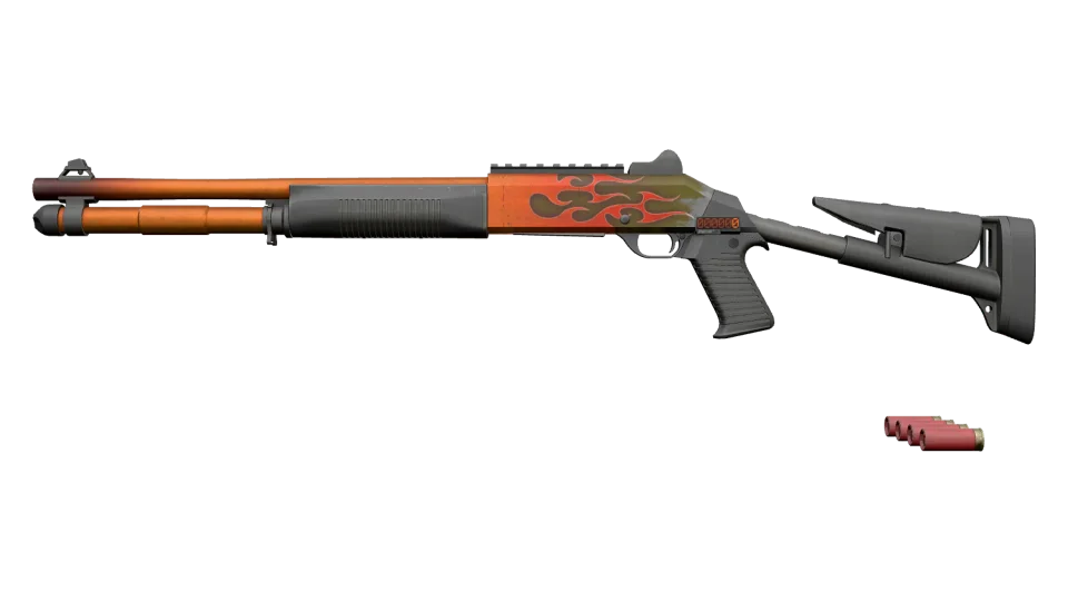 StatTrak™ XM1014 | Teclu Burner (Battle-Scarred)
