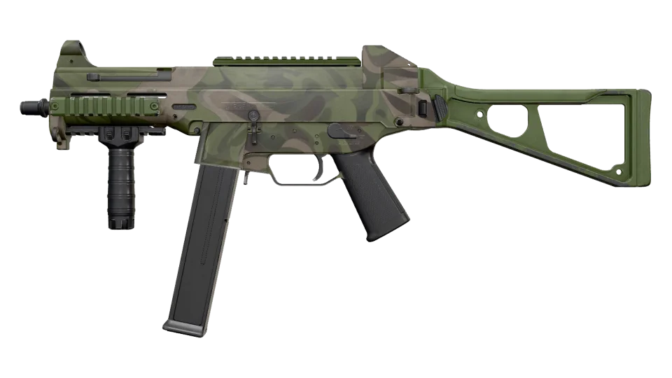 UMP-45 | Green Swirl (Field-Tested)