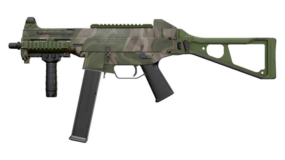 UMP-45 | Green Swirl (Field-Tested)