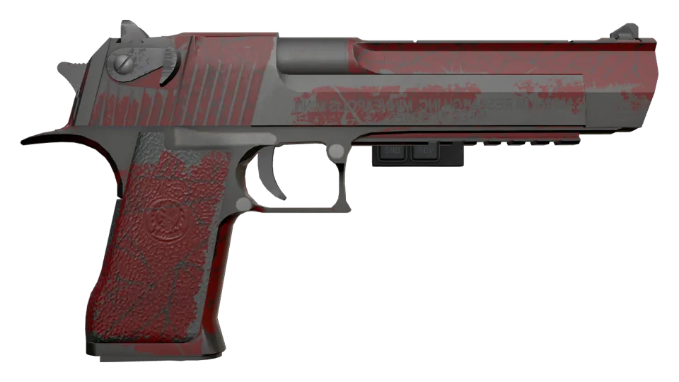 Миниатюра StatTrak™ Desert Eagle | Crimson Web (Battle-Scarred)