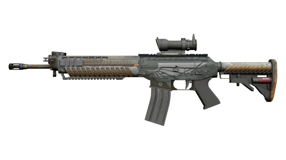 SG 553 | Aerial (Battle-Scarred)
