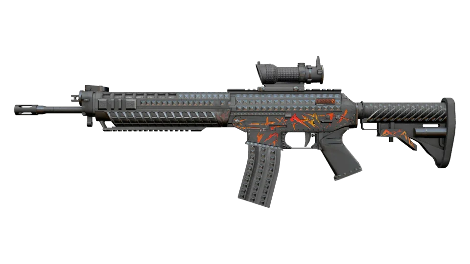 StatTrak™ SG 553 | Heavy Metal (Battle-Scarred) thumbnail