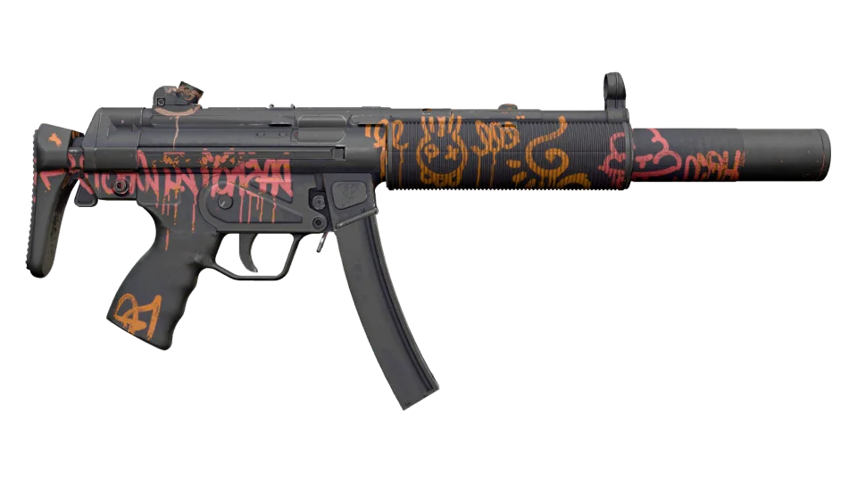Vorschau von MP5-SD | Neon Squeezer (Battle-Scarred)