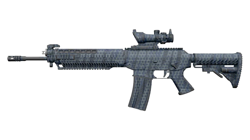 SG 553 | Waves Perforated (Field-Tested)