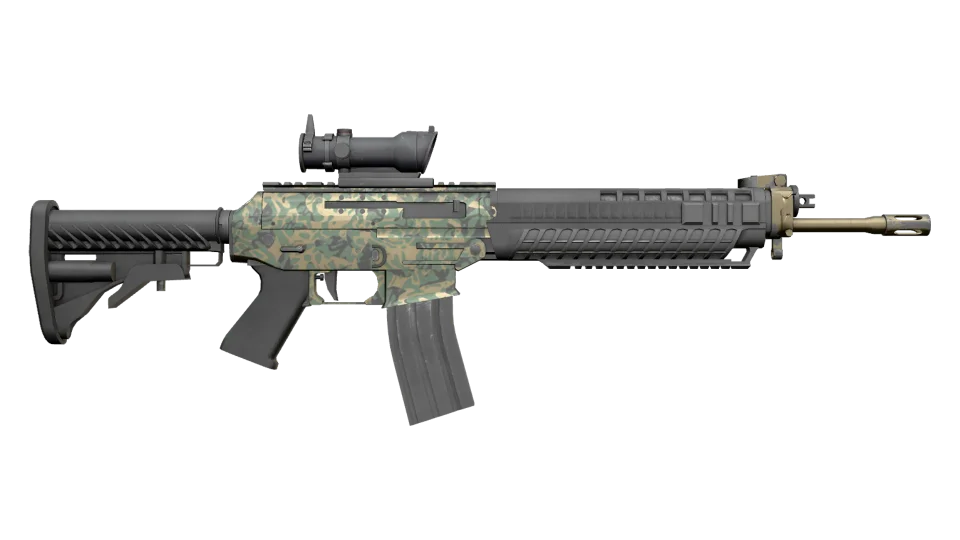 SG 553 | Army Sheen (Minimal Wear) 缩略图