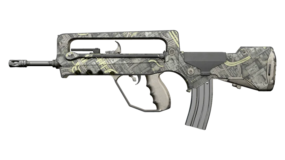 FAMAS | Faulty Wiring (Battle-Scarred)