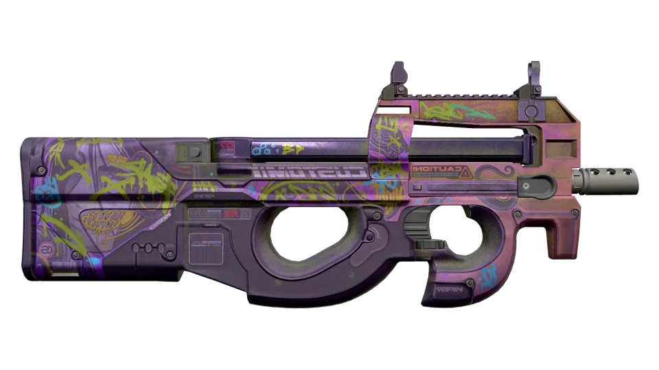 StatTrak™ P90 | Neoqueen (Battle-Scarred) thumbnail